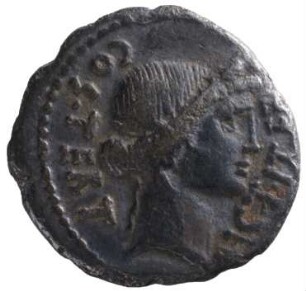 Münze, Denar, 46 v. Chr.