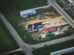 Dornheim. Gewerbegebiet. Luftaufnahme