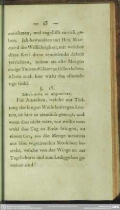 § 15. Zeitvertreibe im Allgemeinen