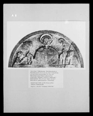 Sankt Petrus mit dem Stifter Dietrich (Dirk) VI. Graf von Holland und seiner Mutter Gräfin Gertrud (Petronella)
