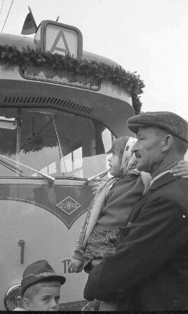 Einweihung der modernisierten Bergstrecke der Albtalbahn von Karlsruhe nach Langensteinbach.