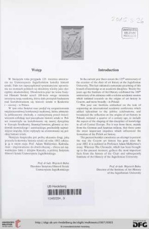 Wstęp / Introduction