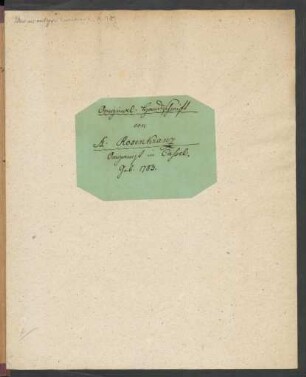 Der Fall Babylons. Auszüge. Arr; org; C-Dur; GötS WoO 63