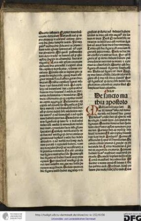 XLV. De sancto Mathia apostolo.