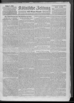 Kölnische Zeitung. 1803-1945