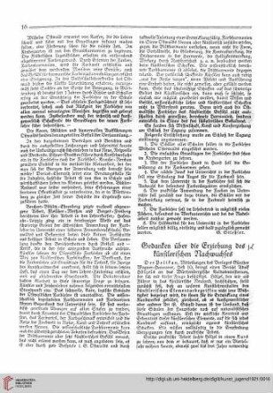 N.F. 1.1921 S. 16-17: Gedanken über die Erziehung des künstlerischen Nachwuchses