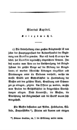 Viertes Kapitel- Kriegsmacht.