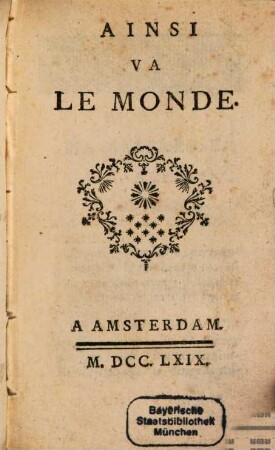 Ainsi va le Monde