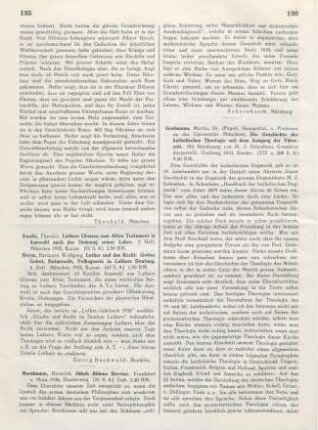 135 [Rezension] Beyer, Hermann Wolfgang, Luther und das Recht