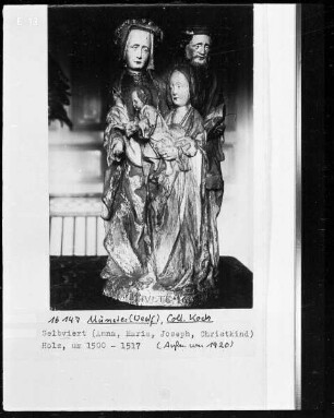 Die heilige Anna selbviert (Anna, Maria, Joseph und Christkind)