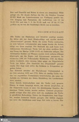 Teichwirtschaft
