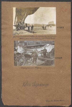 Zerschossenes russisches Flugzeug