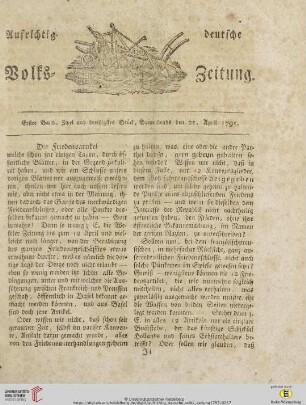 Erster Band. Zwei und Dreißigstes Stück