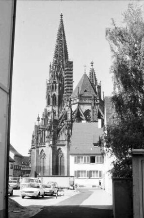 Freiburg: Münsterblick vom Priesterseminar