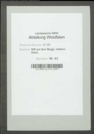 Bezahlung der Zehntgelder vom Kloster Marienfeld