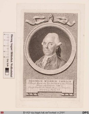Bildnis Friedrich Wilhelm Tarrach