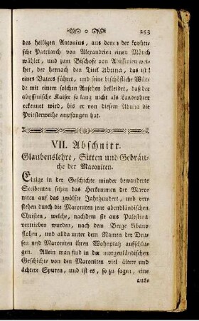 VII. Abschnitt.