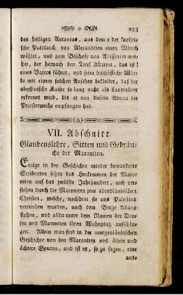 VII. Abschnitt.