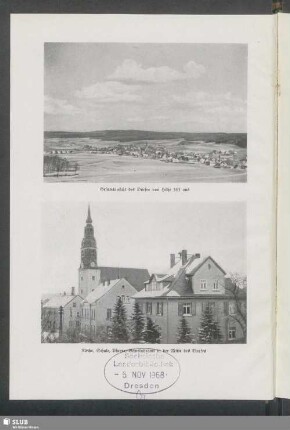 Kirche, Schule, Pfarre, Gemeindeamt in der Mitte des Dorfes