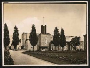 Landestheater im Reichsdankhaus, Schneidemühl: Ansicht von Westen