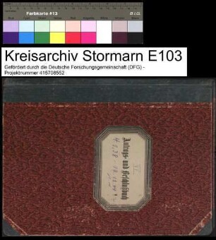 Antrags- und Beschlußbuch 4.1.38 - 12.12.44