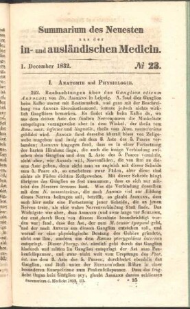 1. December 1832. No 23.