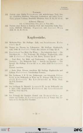 Kupferstiche (Nr. 333-340)