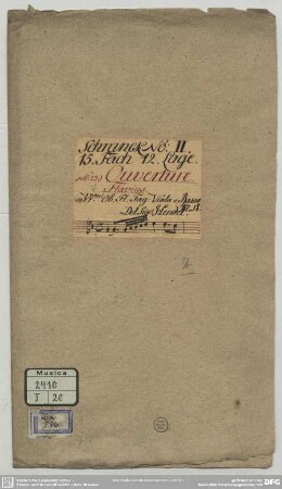 Suites - Mus.2410-F-20 : strings, bc, woodwinds