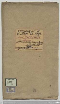 Suites - Mus.2410-F-20 : strings, bc, woodwinds