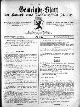 1901,17: No. 17, 28. April 1901