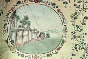 Tapetenbild mit chinesischer Alltagsszene