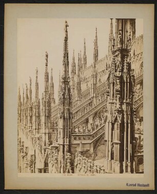 Dom, Mailand: Detailansicht, Strebebögen