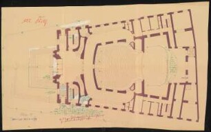 Stadttheater, Fürth: Grundriss 1:100