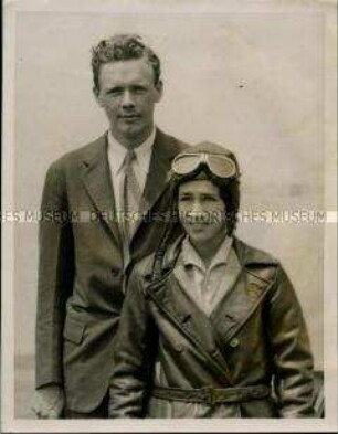 Charles Lindbergh mit seiner Frau Anne