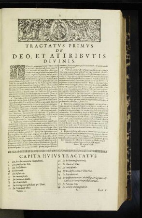 Tractatus Primus De Deo, Et Attributis Divinis.