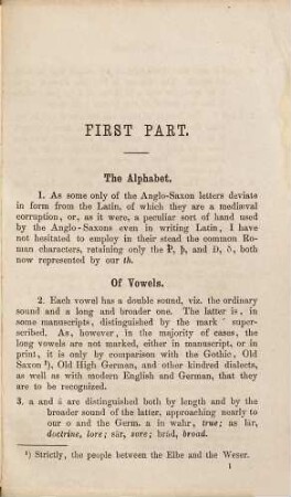 A grammar of the Anglo-Saxon tongue