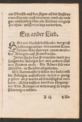 HORt wie klärlich beschreibe/ der groß || Historiographus/