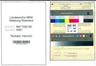 Entnazifizierung Heinrich Rudolph, geb. 22.01.1886 (Sachbearbeiter)
