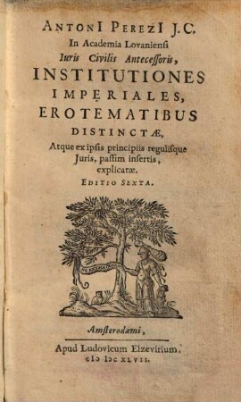 Institutiones imperiales erotematibus distinctae