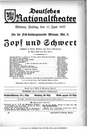 Zopf und Schwert