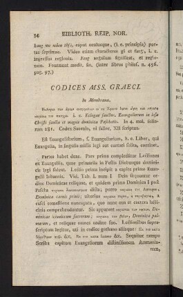 34-56, Codices Mss. Graeci
