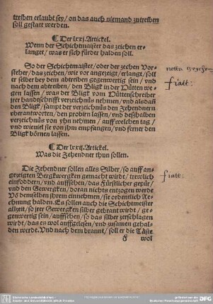 Der LXXII. Artickel. Was die Zehendner thun sollen.