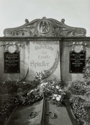 Wandgrabmal der Familie Spindler
