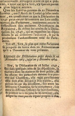 Remontrances Du Parlement De Pau