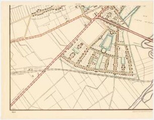 Bebauungsplan der Stadterweiterung, Treptow/Rega: Grundplan und Lageplan 1:2000, bestehend aus vier Blättern: Inv.Nr. 21409, 21410, 21411, 21412, hier Blatt 3