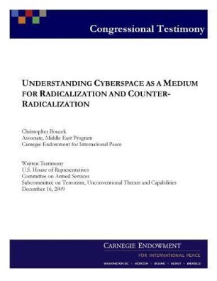Understanding cyberspace as a medium for radicalization and counter-radicalization