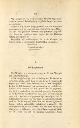I. De Landrente