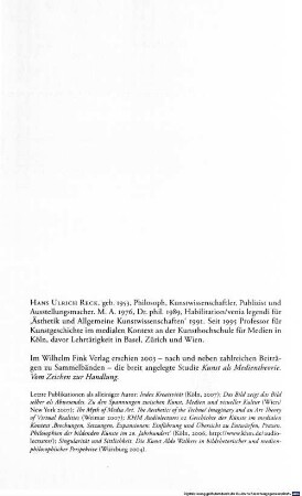 Eigensinn der Bilder : Bildtheorie oder Kunstphilosophie