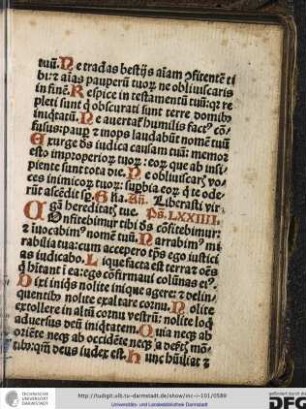 Psalmus LXXIIII