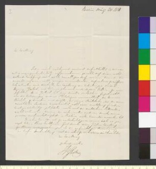 Brief von Spiker, Samuel Heinrich an Goethe, Johann Wolfgang von